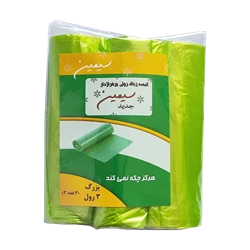 زباله 3رول نایلونی متوسط سیمین