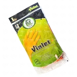 دستکش ویولت تک رنگ ساق کوتاه S